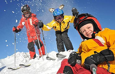 Spaß im Skigebiet Kitzbühel