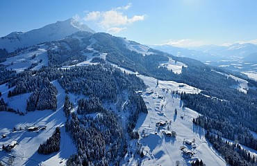 Ausblick auf die St. Johanner Skiwelt