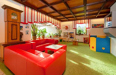 Das Spielzimmer vom Familienhotel Central